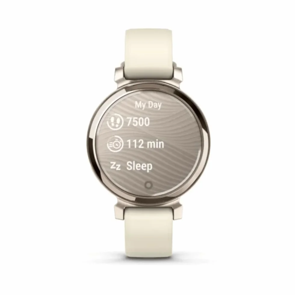 Garmin Lily 2 Smartwatch Fitness, Cream Gold/Coconut