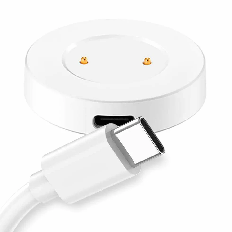 OcioDual Stacja Ładująca Kabel USB 80 cm Magnetyczna Ładowarka Huawei Watch GT/2/2E Honor Watch Dream Magic/2 Biały
