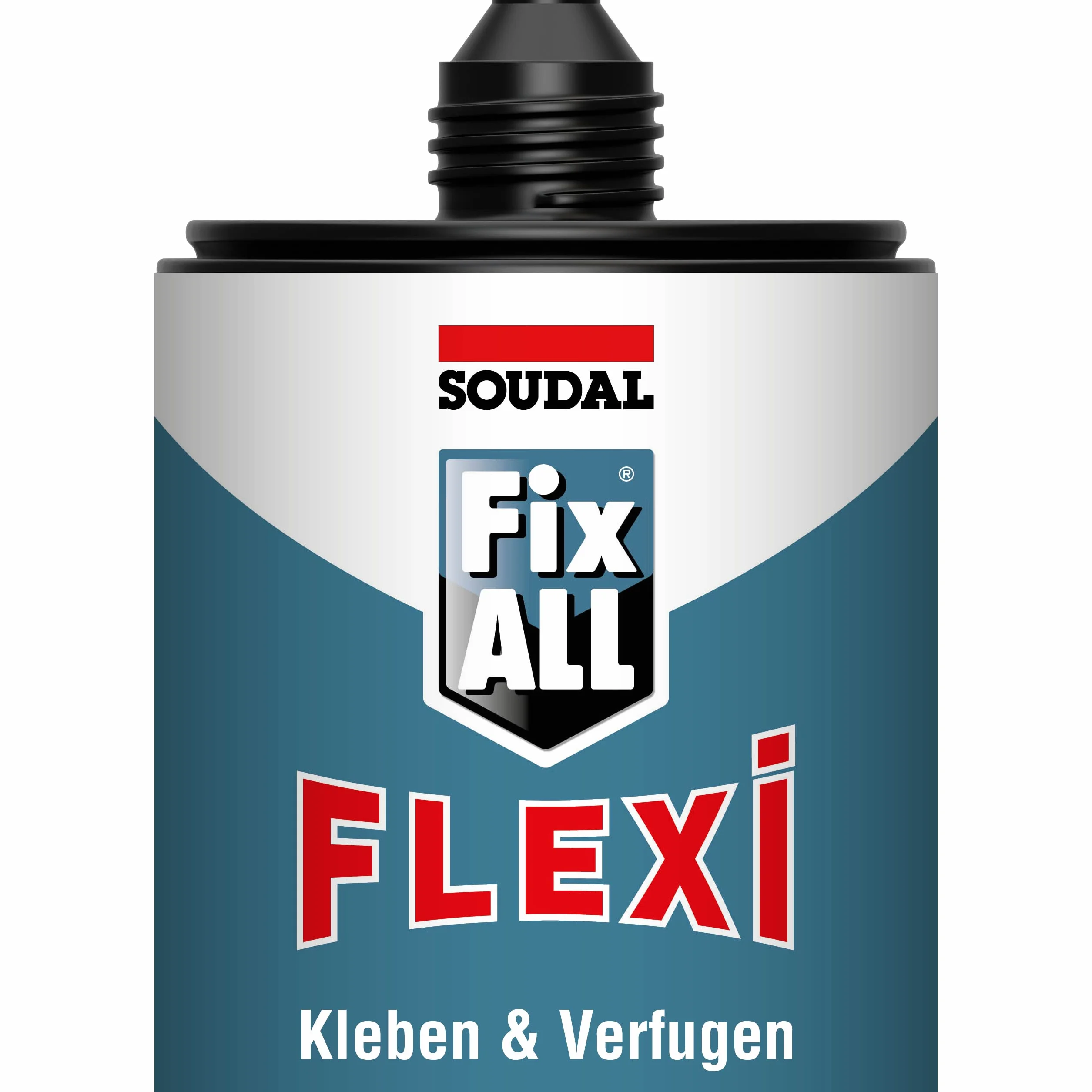 Soudal 105593 Fix All Flexi, uniwersalny klej, 470 g, biały, z dyszą zaciskową