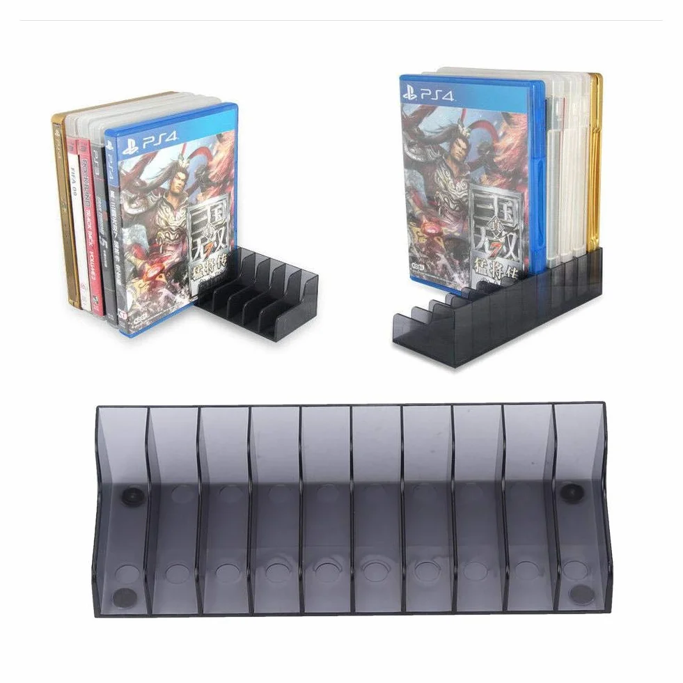 Uchwyt na karty do gry, stojak do przechowywania płyt CD/DVD PS4 Slim/Pro