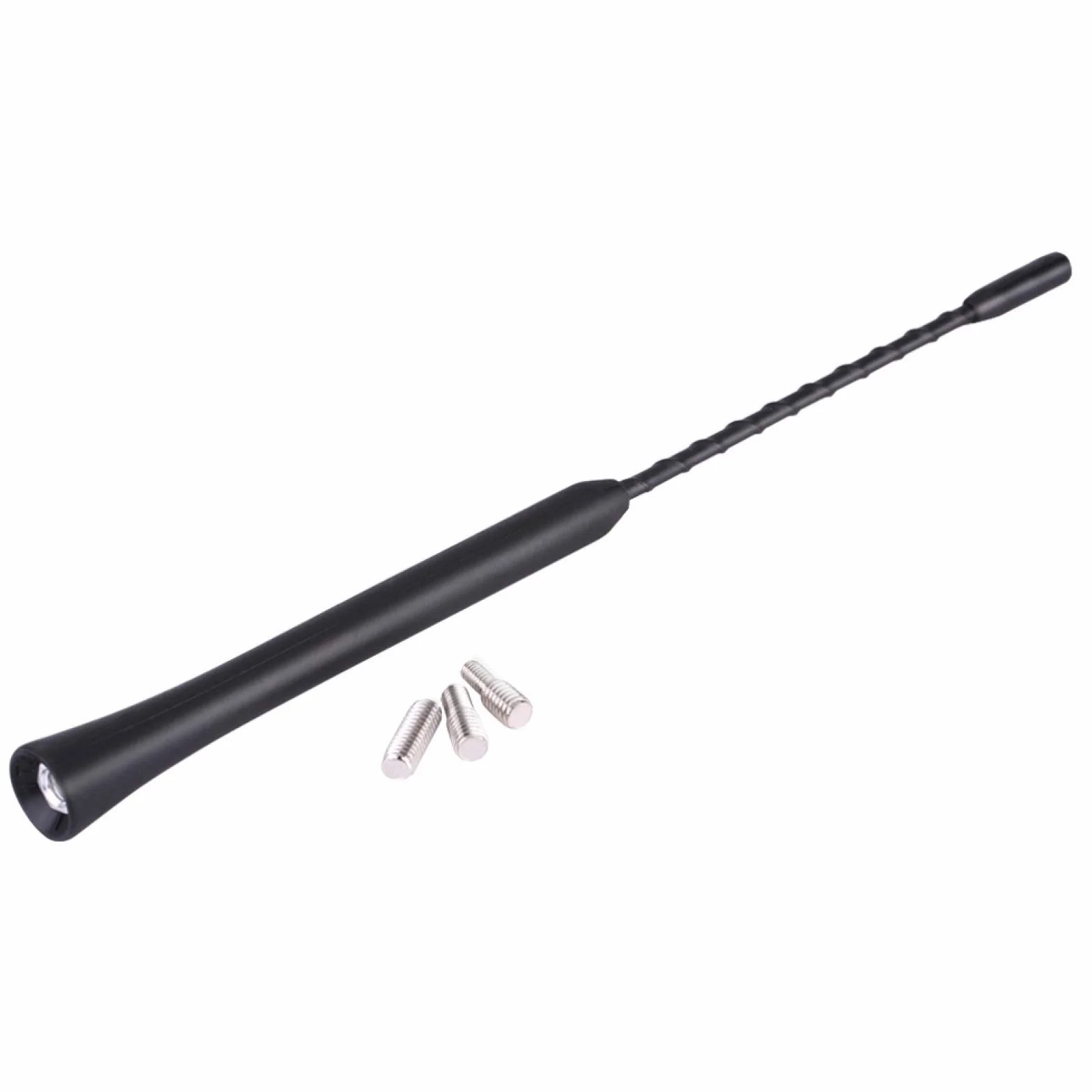 Uniwersalny zestaw anteny samochodowej 22,9 cm FM, zamienny do wkręcania, czarny