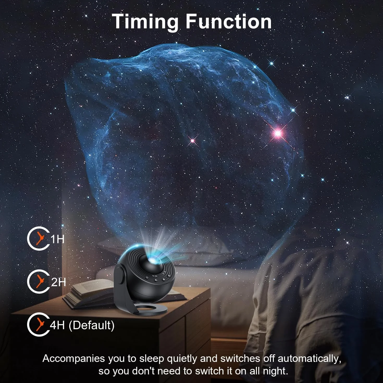 Macchiatto Pro Projektor Ciel Etoile Planetarium Projektor Galaxie z 13 tarczami filmowymi, Ochrona projektora Regulacja obrotu o 360 ° dla pokoju Suft Prezenty Dzieci Dorośli