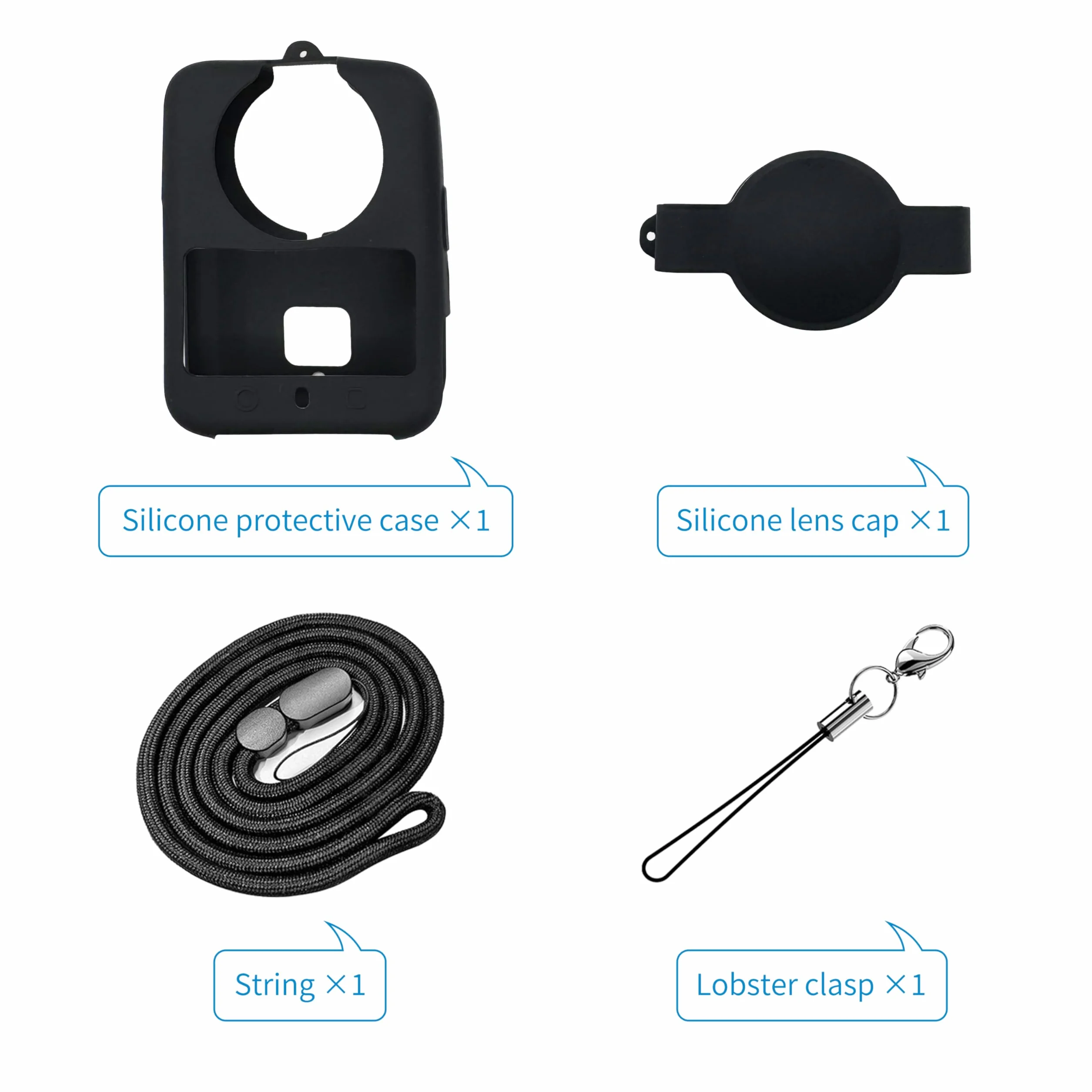 Silikonowe etui ochronne do DJI Osmo 360, odporne na uderzenia