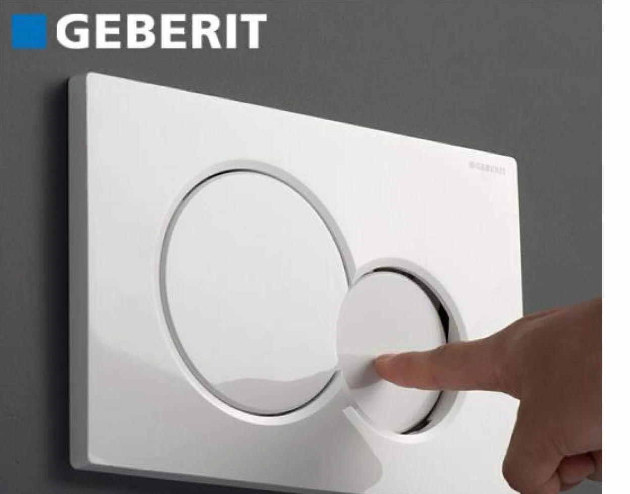 GEBERIT Sigma 01 115.770.11.5 biały podtynkowy spłukiwacz tiolet