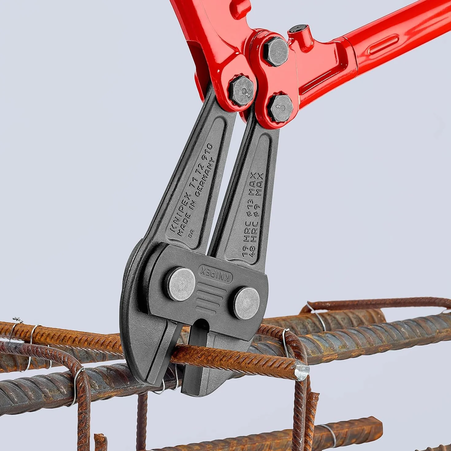 KNIPEX Nożyce dźwigniowe do prętów z osłonkami wielokomponentowymi 910 mm, 71 72 910