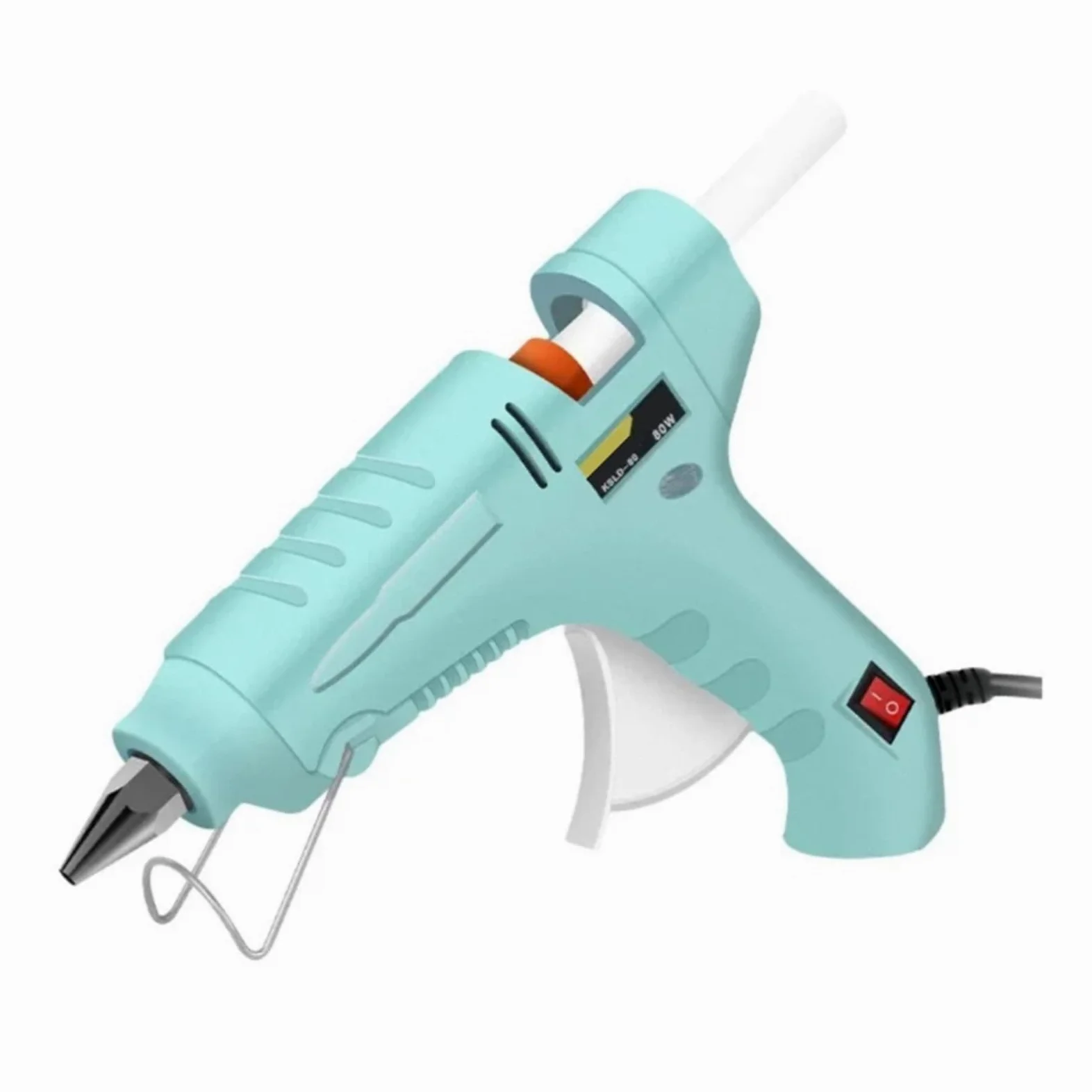 Pistolet do klejenia na gorąco, 80 W, regulowana temperatura, z patyczkami do kleju 11 mm, do prac domowych i napraw, szybkie nagrzewanie, idealny do projektów DIY oraz sztuki i rzemiosła