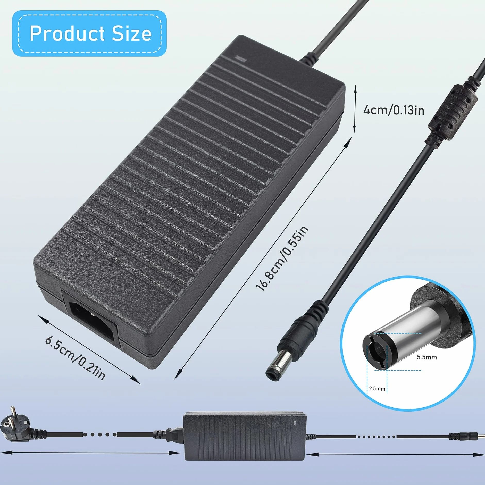 Zasilacz 24 V, 5 A, 120 W DC 24 V o niskim natężeniu, zasilacz do taśm LED 24 V, silnik krokowy, kontroler PLC, inteligentny silnik kurtynowy