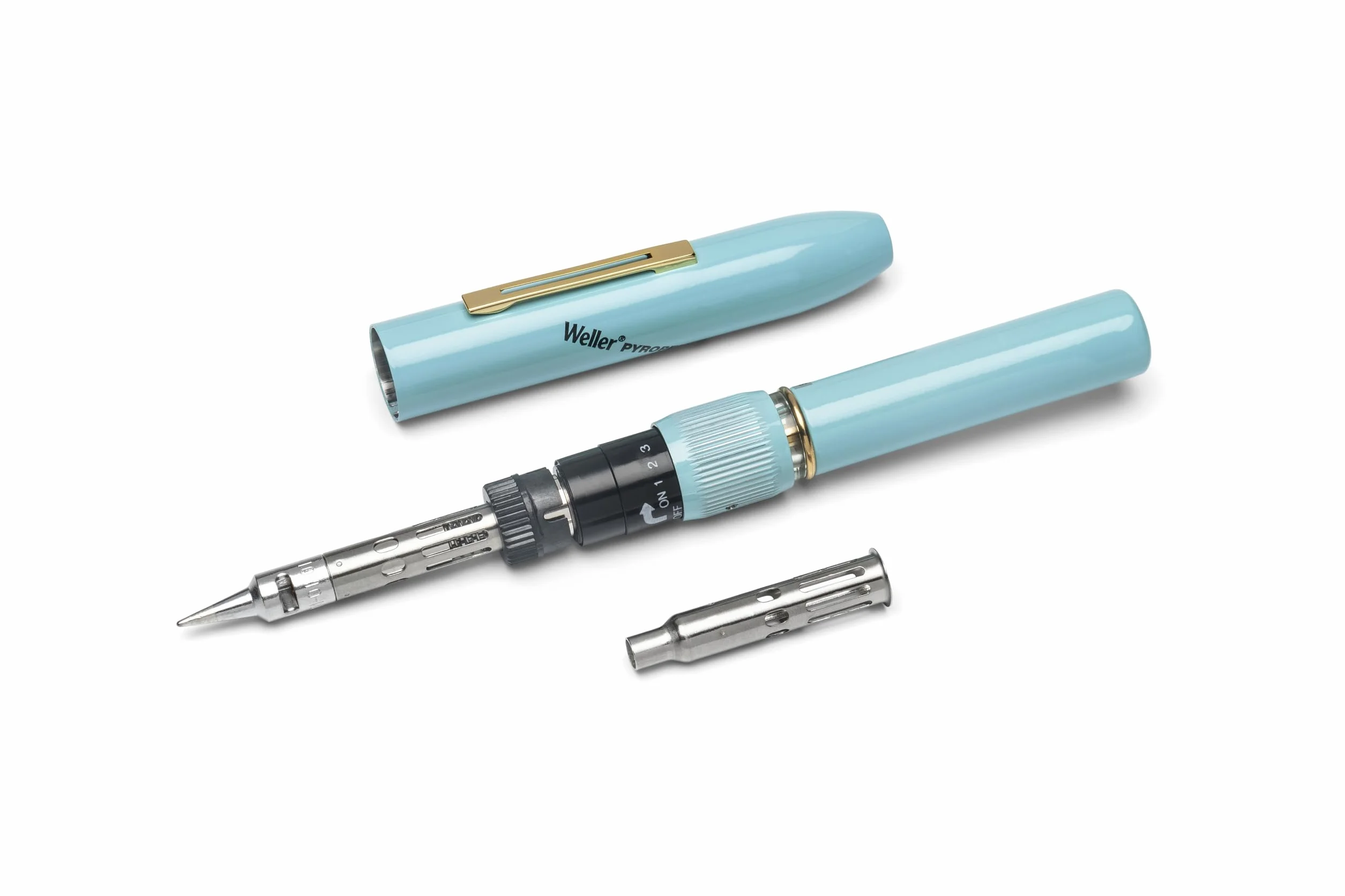 Weller T0051607599 Pyropen Junior Mini butan lutownica gazowa z szybkim czasem nagrzewania