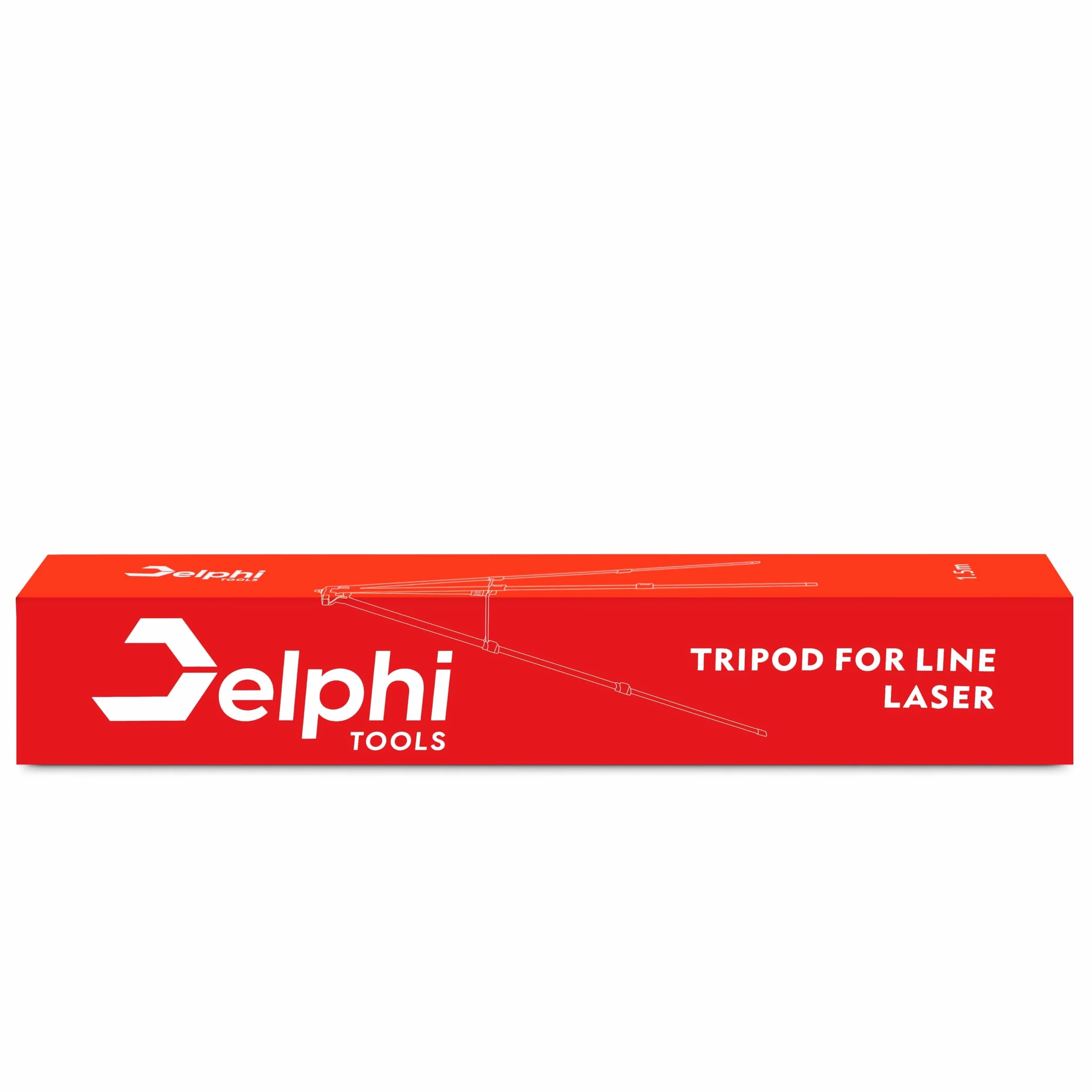 Delphi Statyw do lasera krzyżowego, regulowany do 150 cm, gwint 5/8 cala, aluminiowy statyw ze zintegrowaną ważką i torbą transportową, wytrzymały
