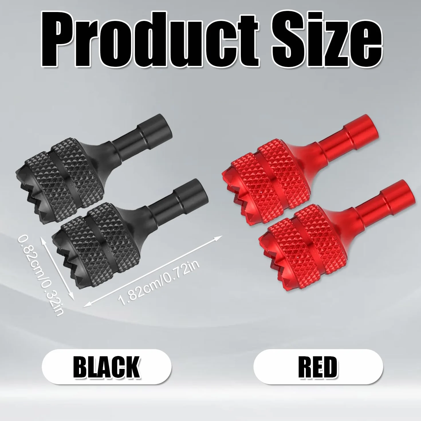 4szt Drążków Sterujących Dronem Zamiennik Mini Joysticka Kompatybilny z DJI Mini 3 Pro DJI RC Smart Controller Akcesoria Czerwony Czarny