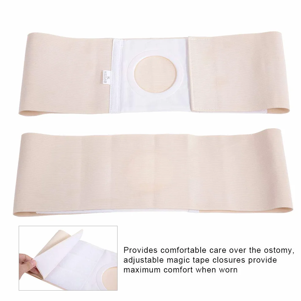 SunshineFace Pas podtrzymujący Ostomy, medyczny pas ostomia unisex pas podtrzymujący przepuklinę na brzuchu