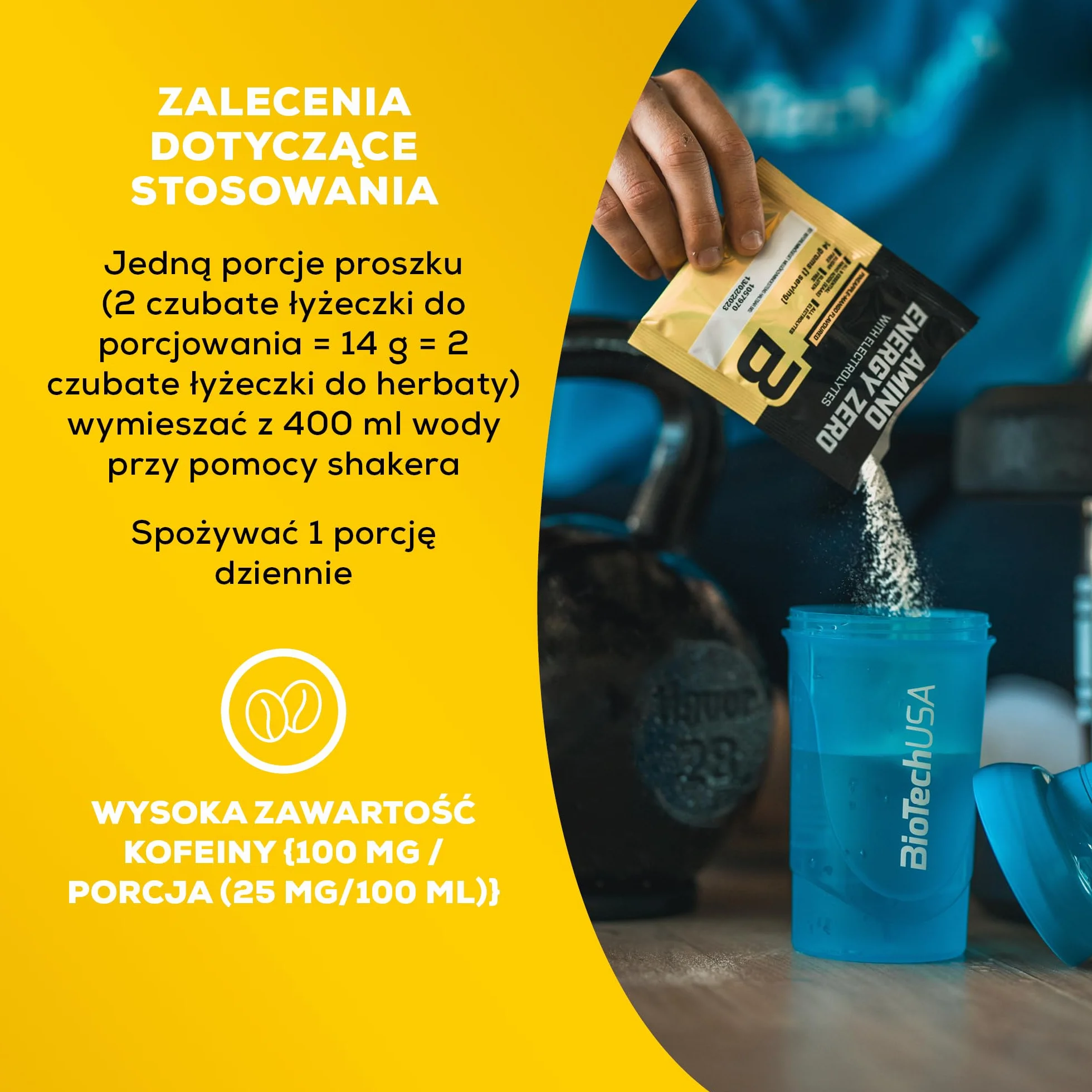 BioTechUSA Amino Energy Zero with Electrolytes | Przedtreningówka | 9 niezbędnych aminokwasów | Kofeina | Bez cukru, bez glutenu, 360 g, Limonkowy