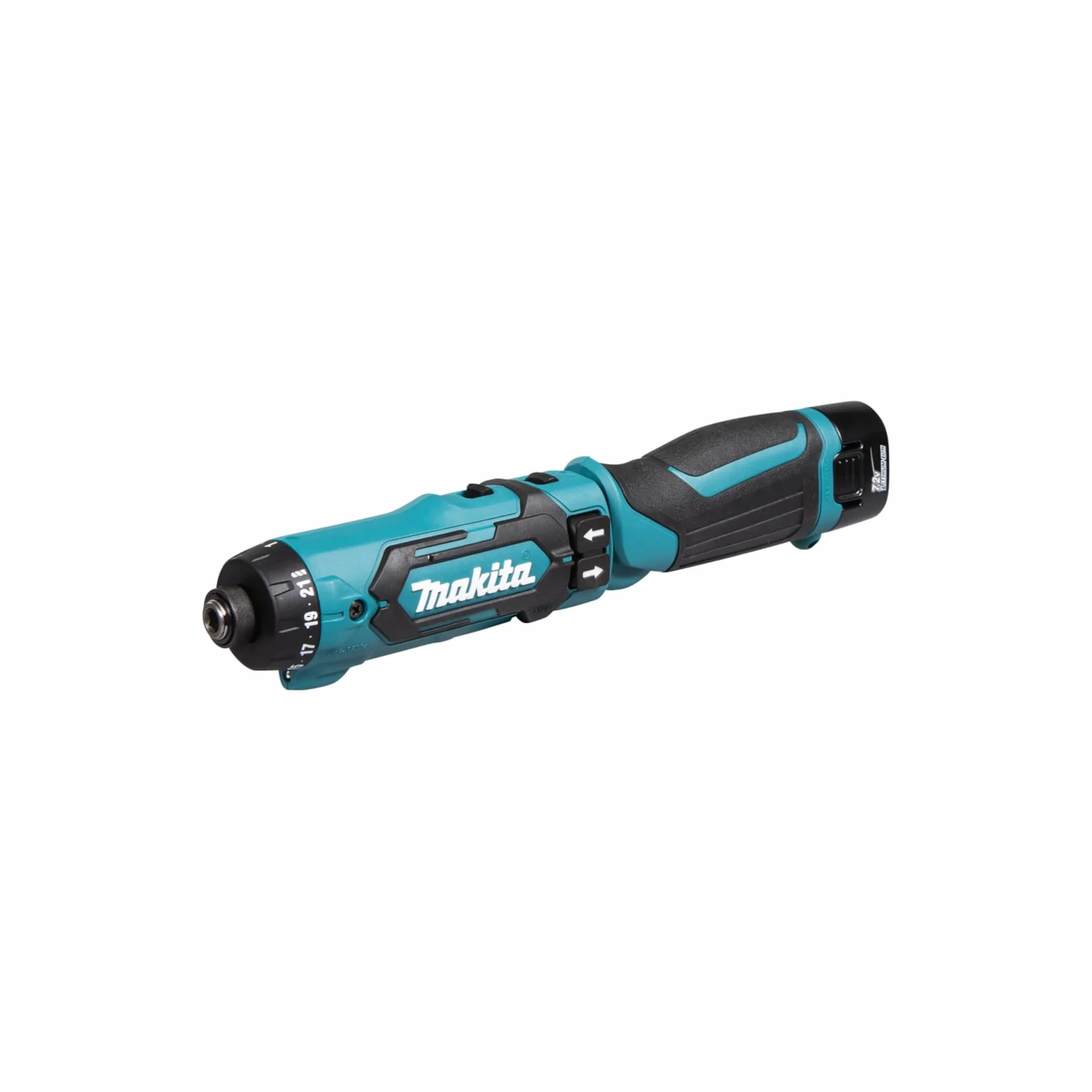 Makita DF012DSE Akumulatorowa Wkrętarka Przegubowa 7,2 V 30 W Czarny/Niebieski