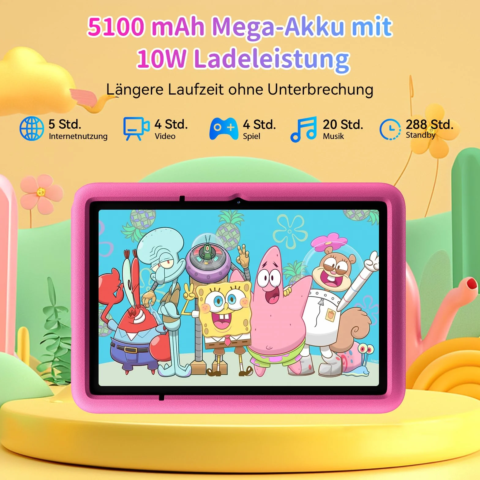BLACKVIEW TAB A6 KIDS 10.1" 4/128GB Wi-Fi Różowy