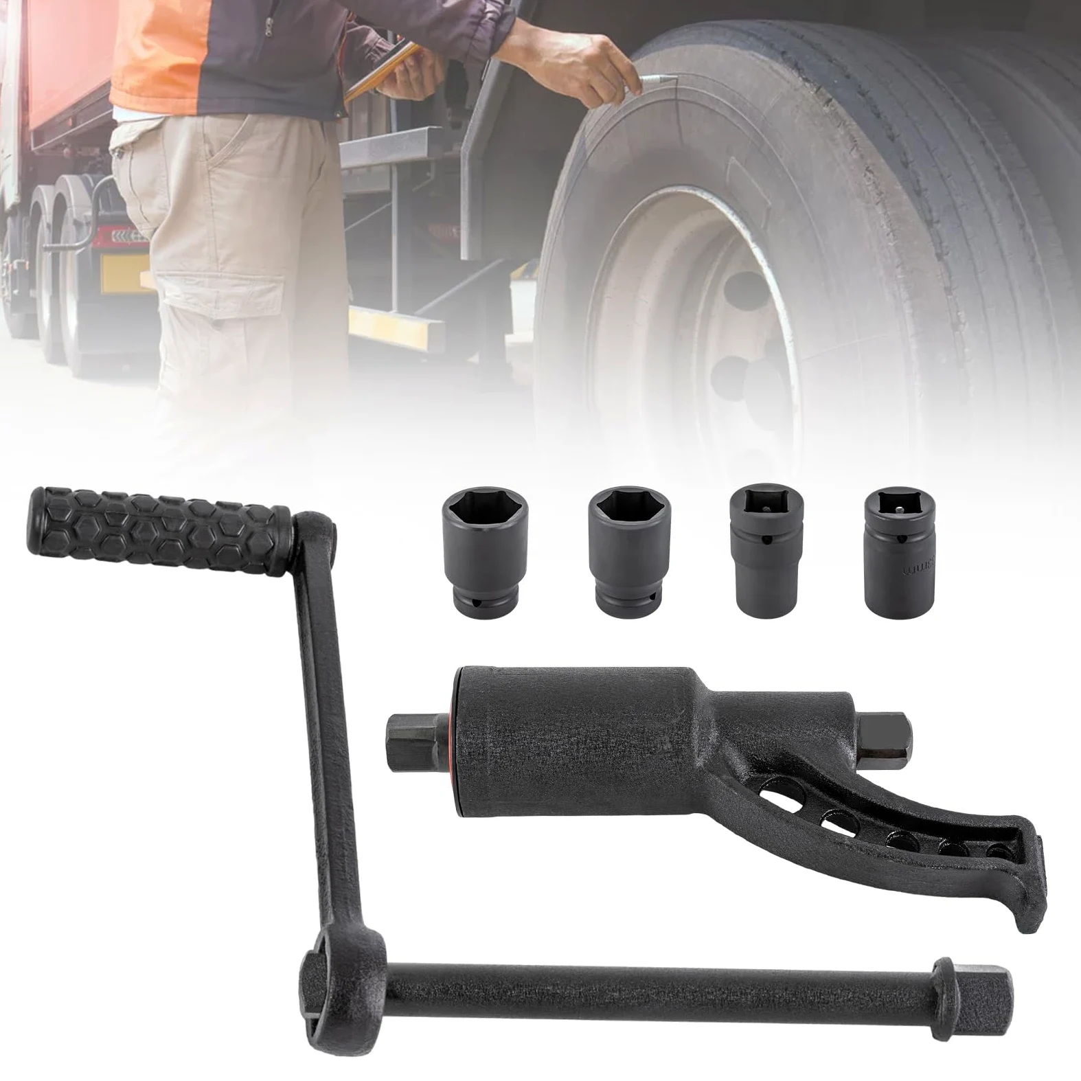 Klucz dynamometryczny 1:64 Torque Multiplier Set Wrench Lug Nut Torque Multiplier 4800 Nm Heavy Torque Multiplier Wrench zestaw kluczy użytkowych i pojazdów rolniczych, samochodów ciężarowych,