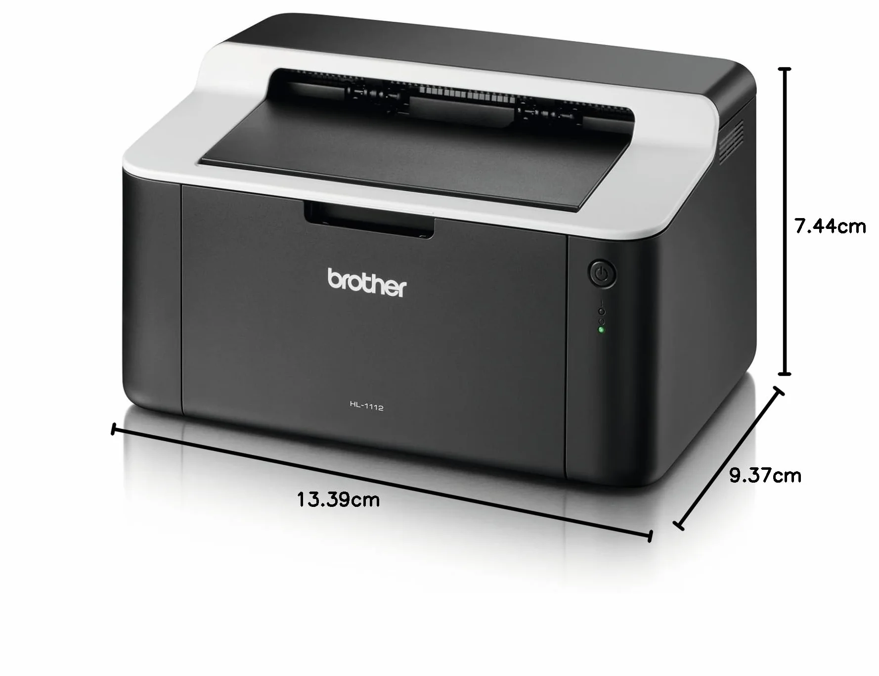 Brother HL-1112 monochromatyczna drukarka laserowa A4 (USB 2.0, 20 ppm, 2400 x 600pi, podajnik papieru 150 arkuszy)