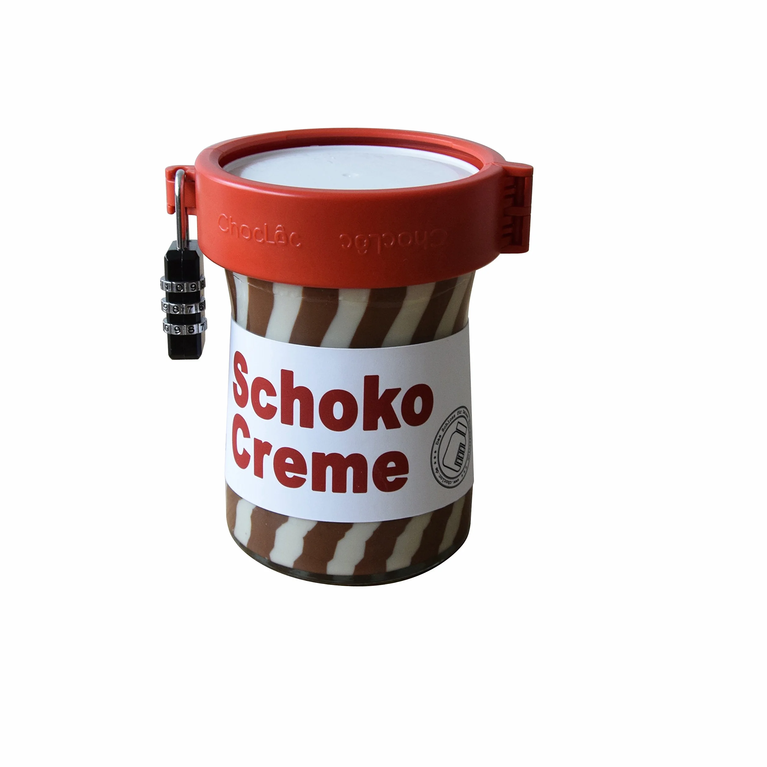 chocloc nakrętka z szyfrem do zamykania produktów do smarowania chleba, takich jak Schokomac, Alnatura, Nutella blokada do Nutelli