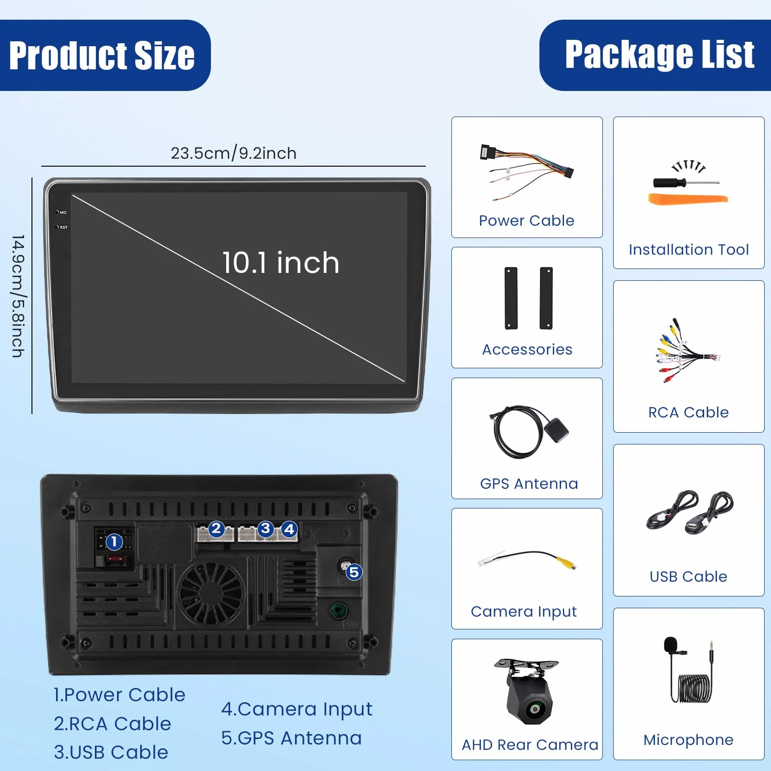 Inefala Android 15 Car Stereo 10" dla Renault Trafic 2001-2010 z Wireless CarPlay Android Auto GPS WiFi