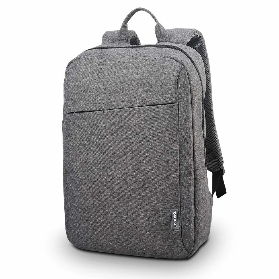 Lenovo Plecak na laptopa B210 na co dzień, 15,6", wyściełany schowek na laptopa/tablet, trwały i wodoodporny materiał, lekki, szary