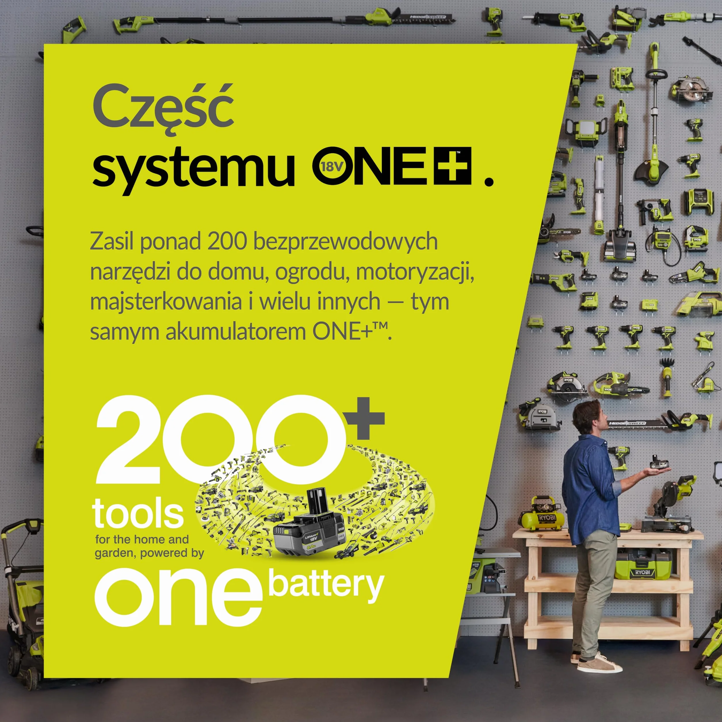 Ryobi RY18SCA-0 Sekatory Akumulatorowe ONE+, 18V, Gołe Narzędzie