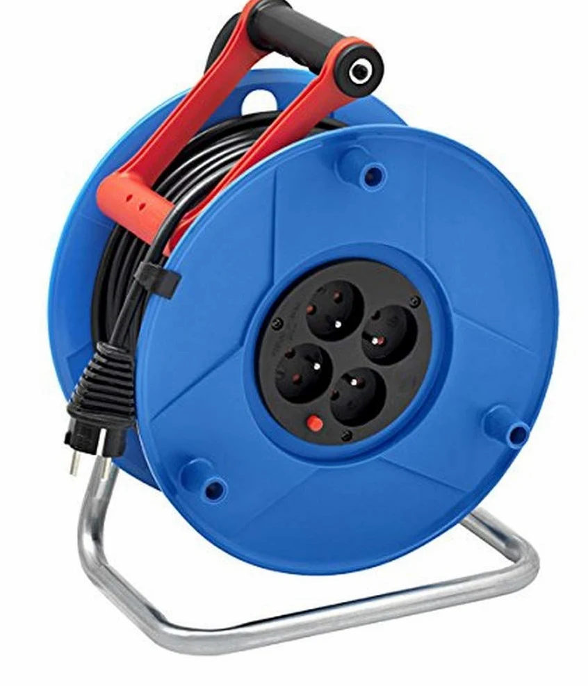 Brennenstuhl 1200261 bęben kablowy z wtyczką, standard S, 50 m H05VV-F 3 G1,5