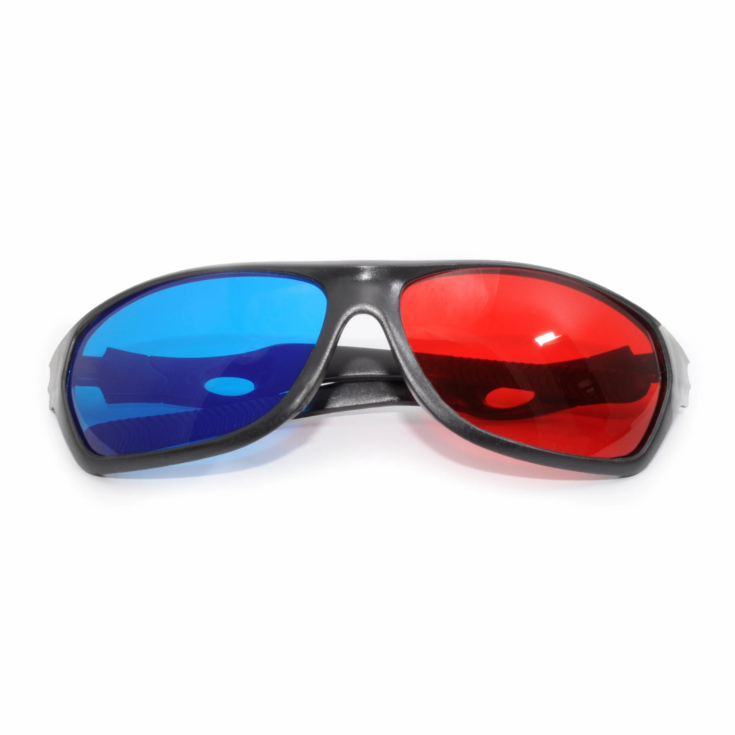 Ganzoo 3D okulary anaglif czerwony/cyjan, pakiet 2 szt., do filmów, gier PC, monitora, telewizora i projektora