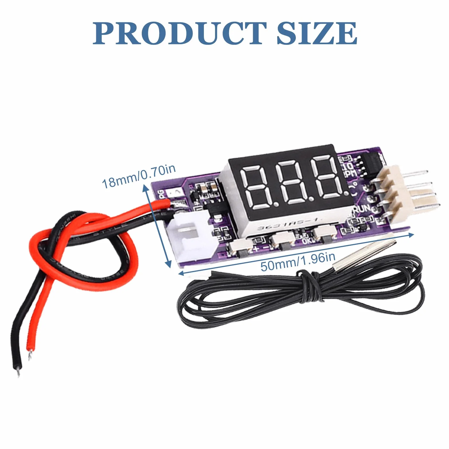 Moduły sterowania prędkością wentylatora PWM 2 sztuki, DC 12V 3A, kontroler PWM, automatyczny regulator temperatury, czujnik NTC