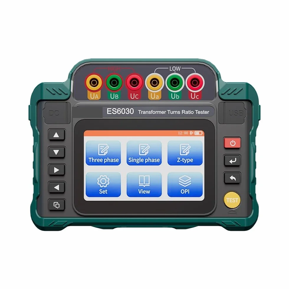 Elektroniczny tester obciążenia, ES6030 Tester TTR przekładni napięcia uzwojenia transformatora