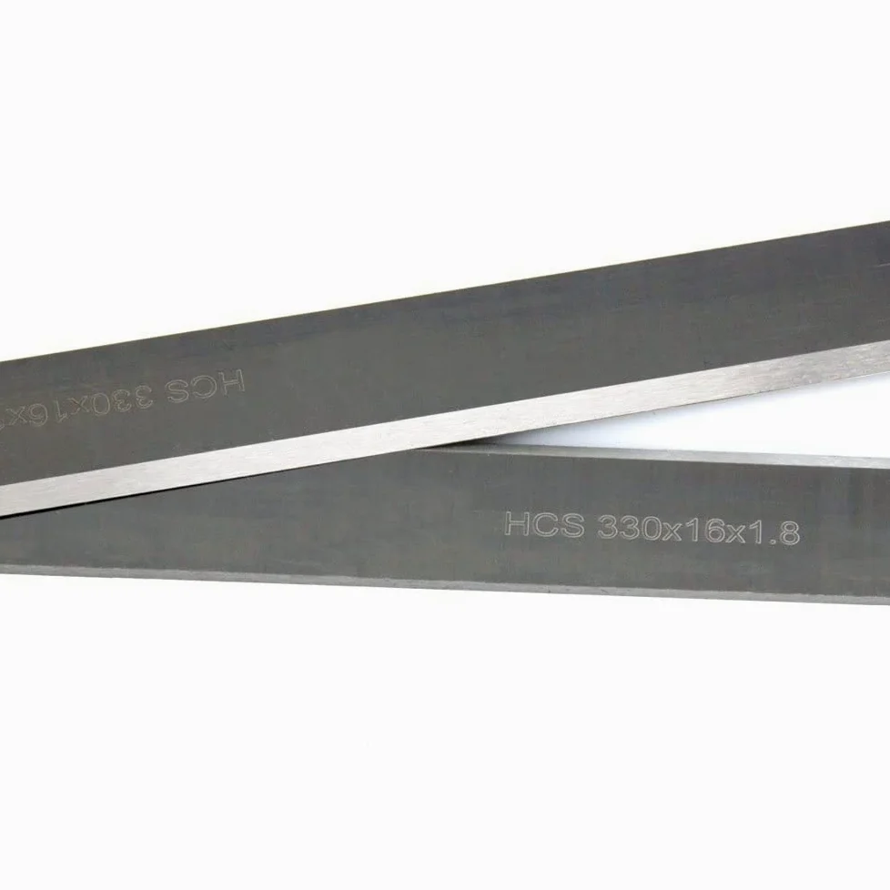 Ostrza strugarki Ostrza strugarskie, 1 para 330 mm HCS Grubość Nóż do strugarki drewna 330x16 X1,8 13"