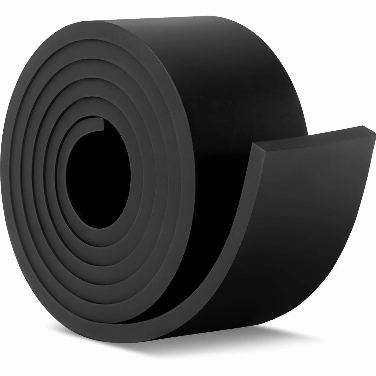 Elastyczny pasek gumowy Rolka gumowa 1m×40mm×5mm, antywibracyjny pasek neoprenowy (nie klej), do uszczelnień DIY, ochrony wykładzin podłogowych, antywibracyjnych, antypoślizgowych