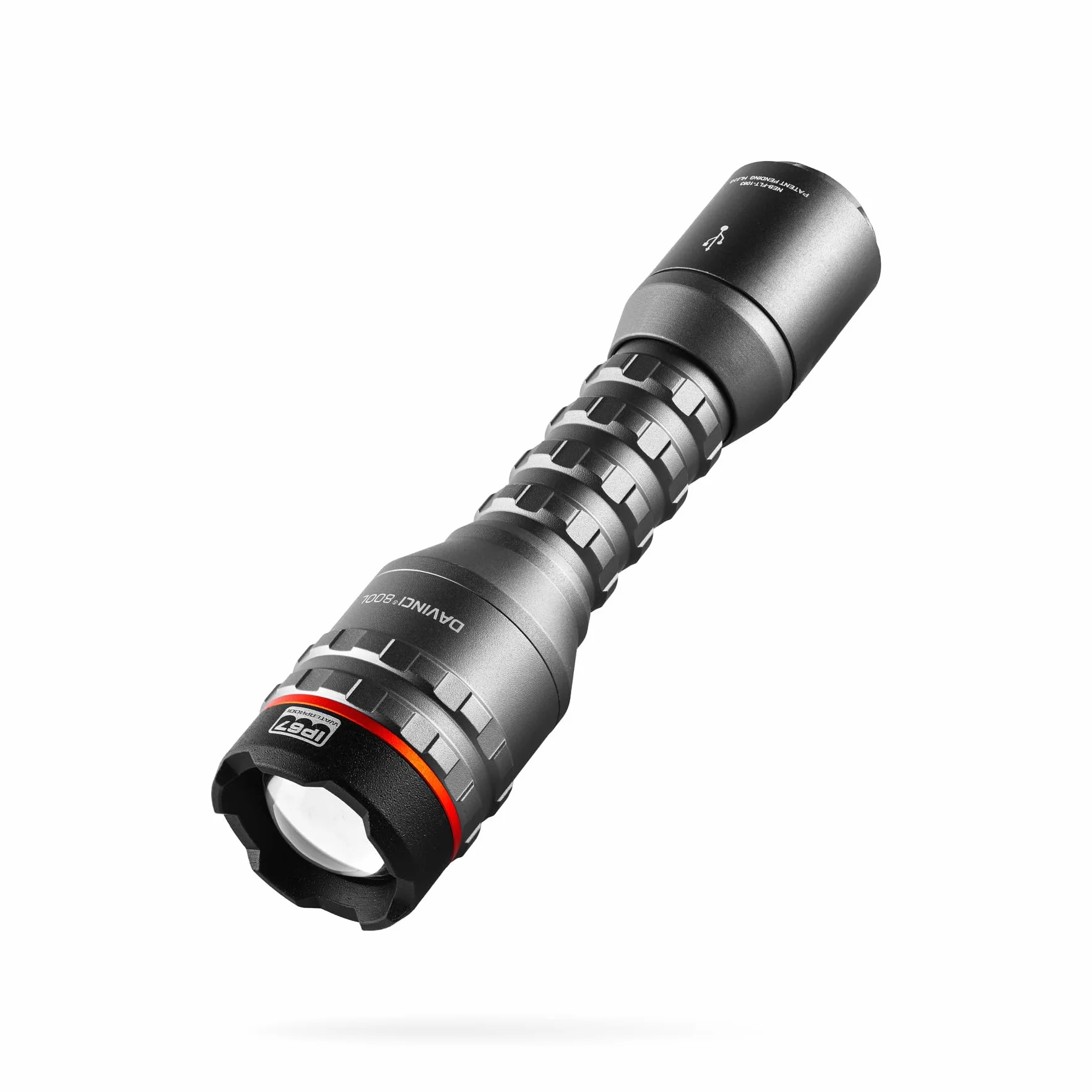 NEBO Davinci 800L - ładowalna latarka LED o mocy 800 lumenów z funkcją Power Bank, wodoodpornością IP67 i regulowanym zoomem