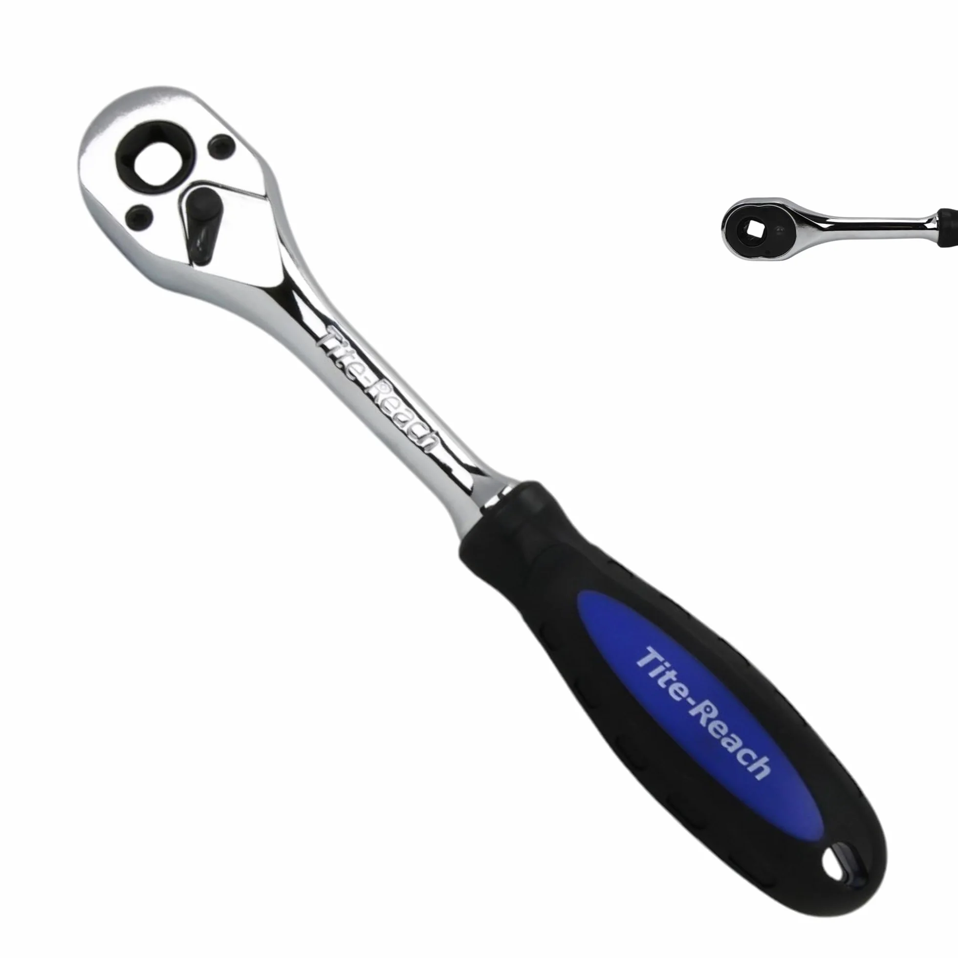 TITE-REACH Oryginalna grzechotka niskoprofilowa 3/20.3 cm, zaprojektowane niskoprofilowe gniazda magnetyczne, stworzone do ciasnych przestrzeni (wygodny uchwyt)