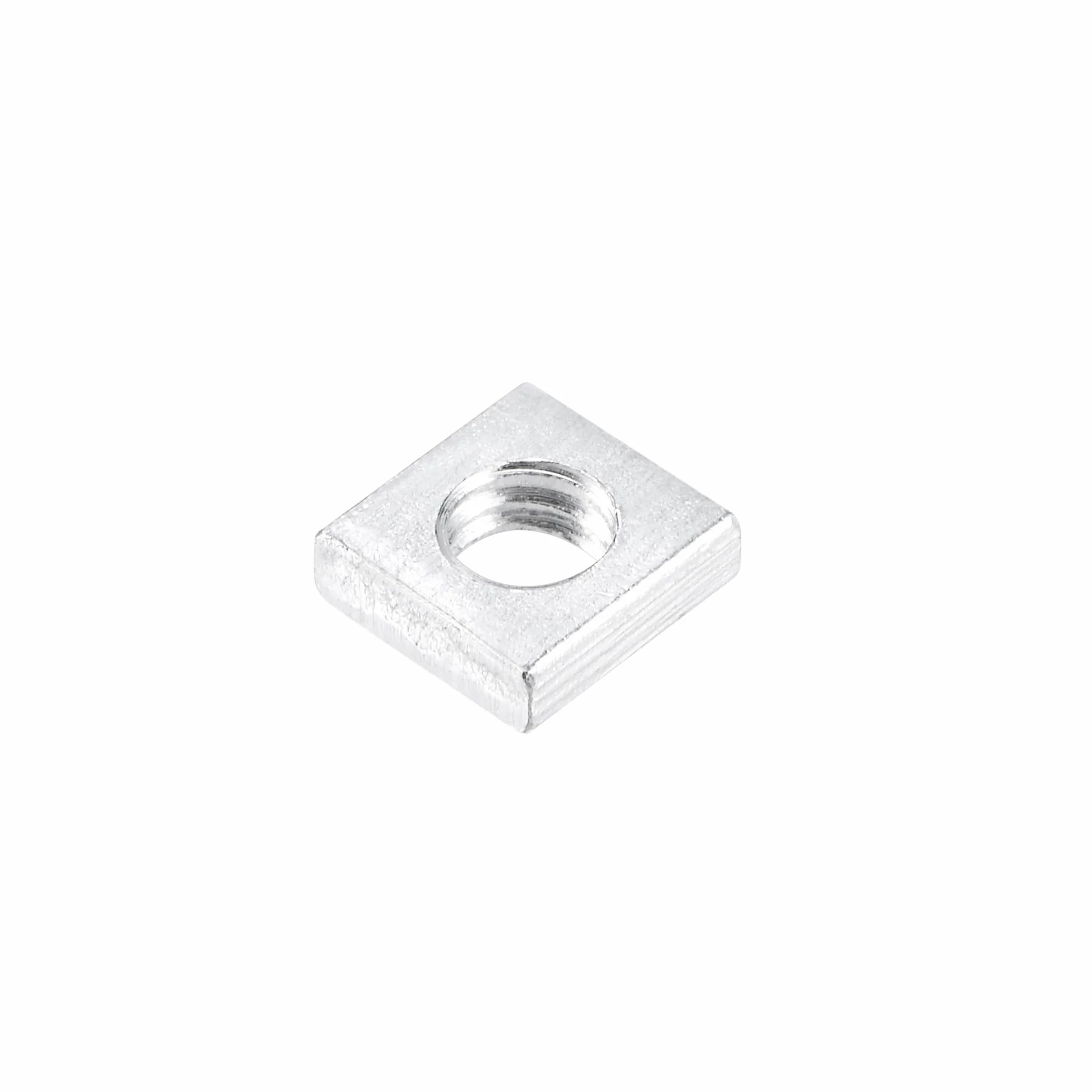 QUARKZMAN Nakrętki kwadratowe, gwint gruby gwint metryczny zestaw Asortyment kwadratowych nakrętek kwadratowych M4X7Mmx2mm, 100 sztuk