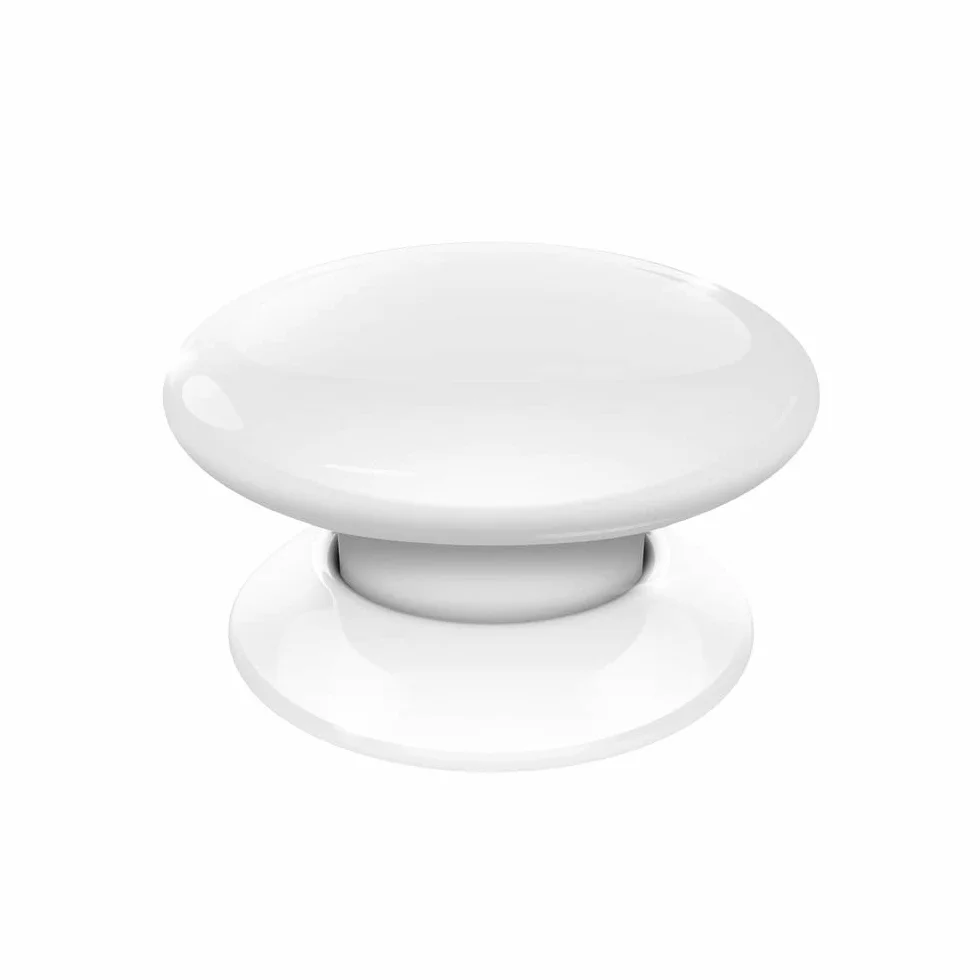 Fibaro The Button White Z-Wave Plus Scene Controller, On-Off Trigger, 3.6 V