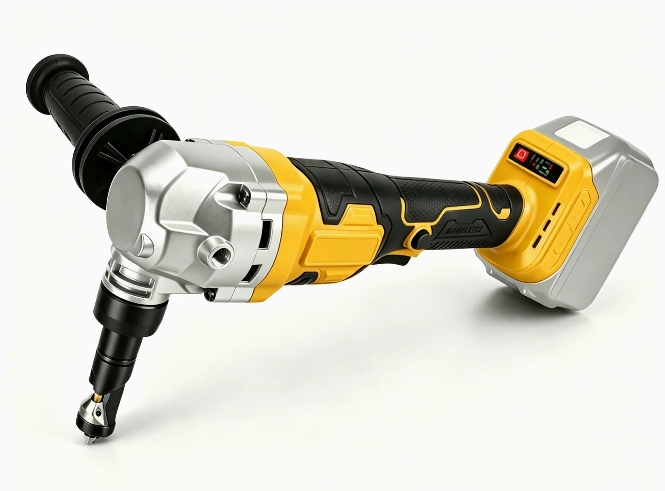 Nibbler do blachy, zasilany akumulatorem, kompatybilny z akumulatorem Dewalt 18 V, nibbler akumulatorowy, nasadka nibblera do blachy, 1900 SPM, 950 W, 3-stopniowe bezszczotkowe elektryczne nożyce do