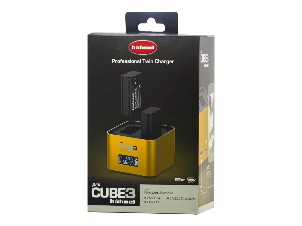 Hähnel ProCube3 Ładowarka Duo DSLR Do Nikon USB-C