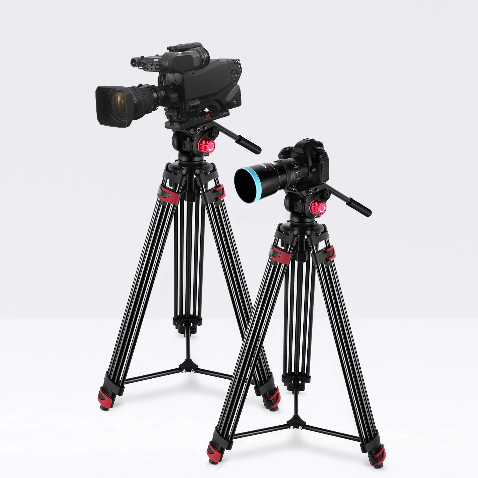 NEEWER Statyw wideo 79" 200 cm ze stopu aluminium głowica płynna 360° płyta QR do Canon Nikon Sony DSLR 8 kg