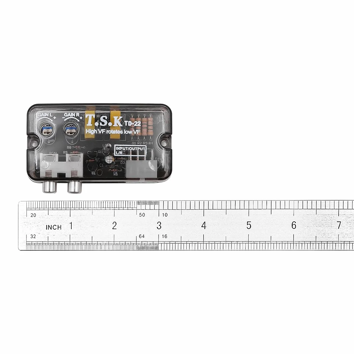 Samochodowy konwerter audio stereo RCA High Low Frequency regulowany adapter poziomu głośnika