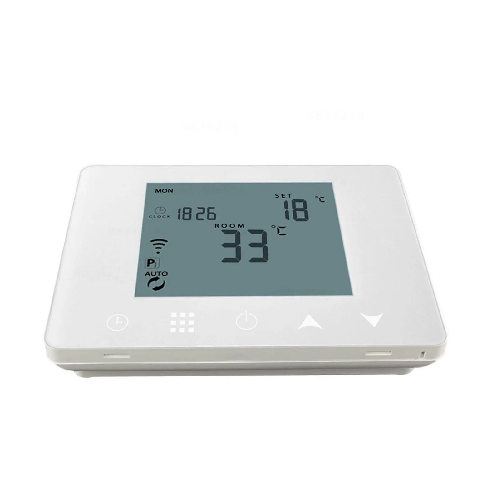 Inteligentny termostat, Inteligentny kocioł gazowy Tuya, bezprzewodowy termostat i 6-komorowy kontroler piasty centralny do ogrzewania podłogowego kabel/mata grzewcza(RF 16A Controller 1)