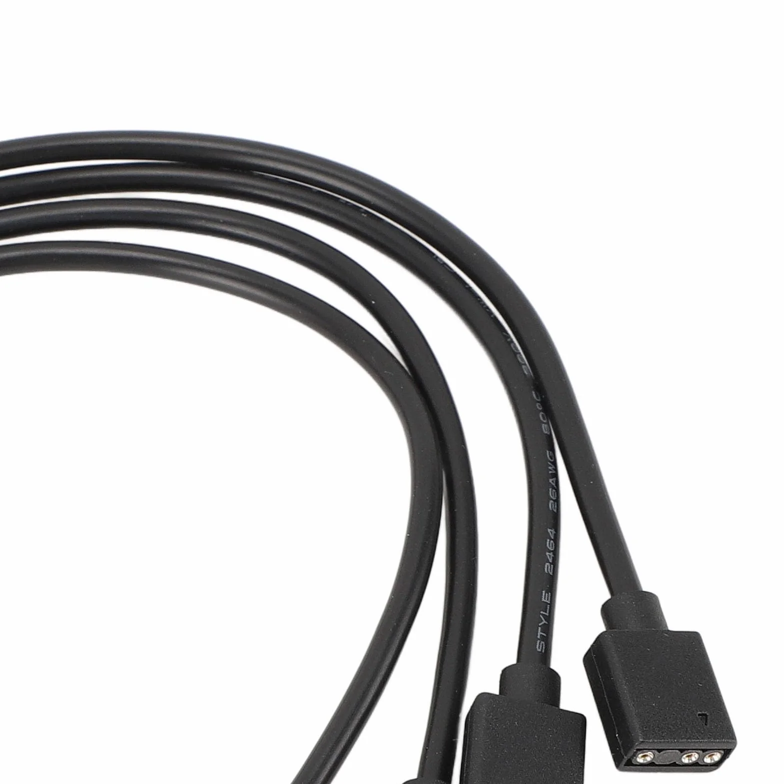 Kabel Rozgałęźny ARGB 1 do 4 Żeński do Żeńskiego 5V 3-pinowy Przedłużacz RGB do Obudowy Komputera