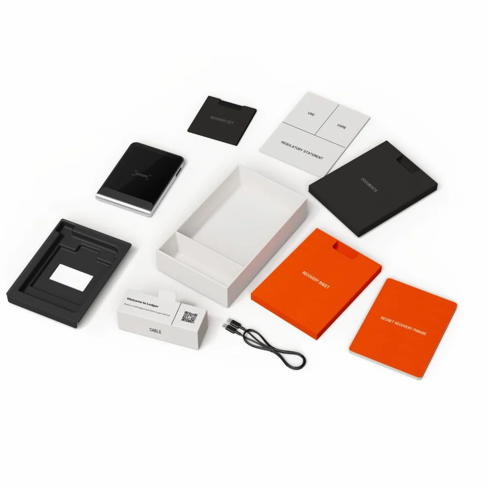 Ledger Flex portfel krypto z bezpiecznym ekranem dotykowym E Ink fuksja