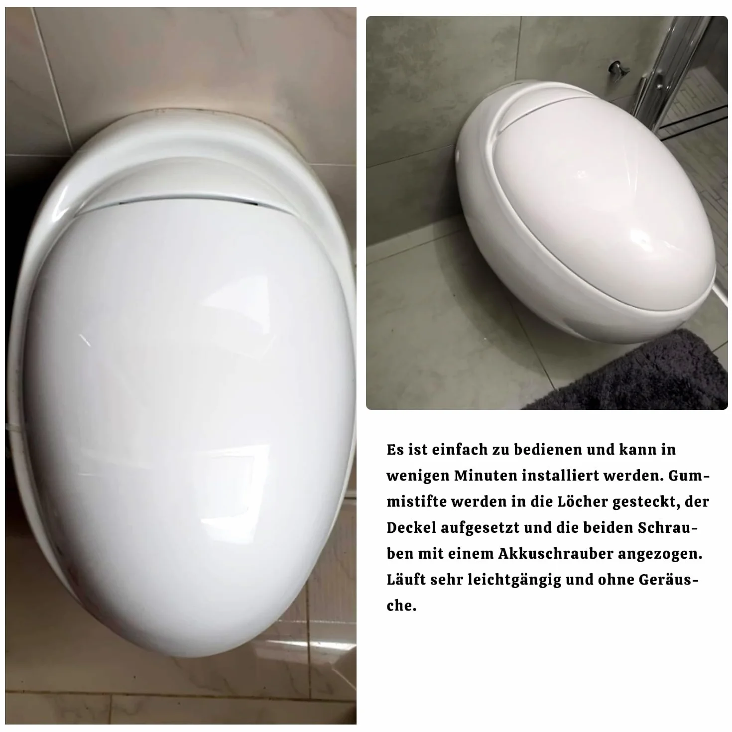 Miękka deska sedesowa szybkie odpinanie, okrągła pokrywa, łatwa instalacja, pokrowiec w kształcie jajka, biała pokrywa muszli klozetowej do łazienki, antypoślizgowa konstrukcja, uniwersalne
