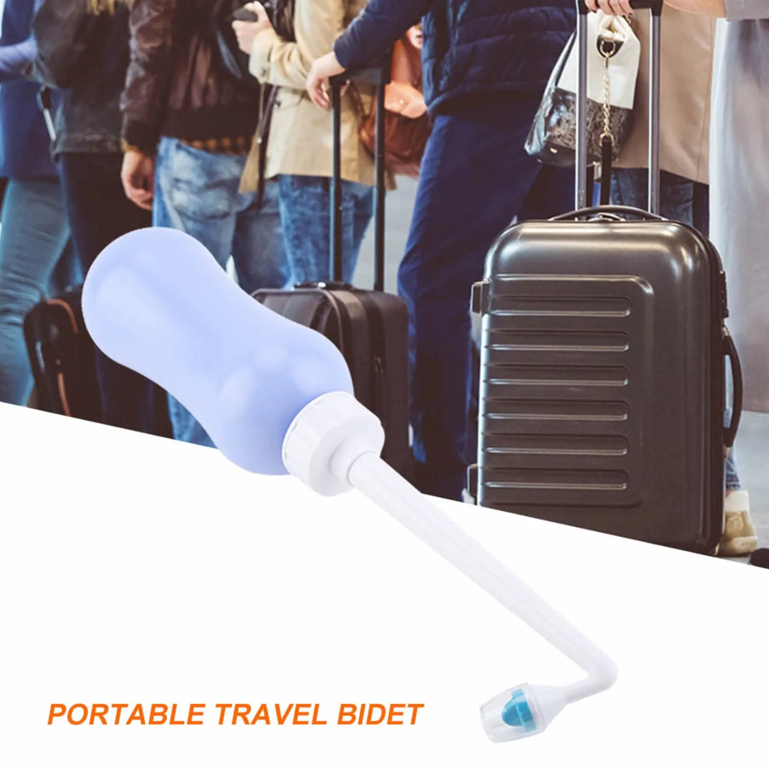 450ml Przenośny Bidet Osobisty Bidet do Toalety Podręczny Bidet Mini Mobilny Elektryczny Opryskiwacz Bidetowy do Higieny Osobistej i Opieki Poporodowej