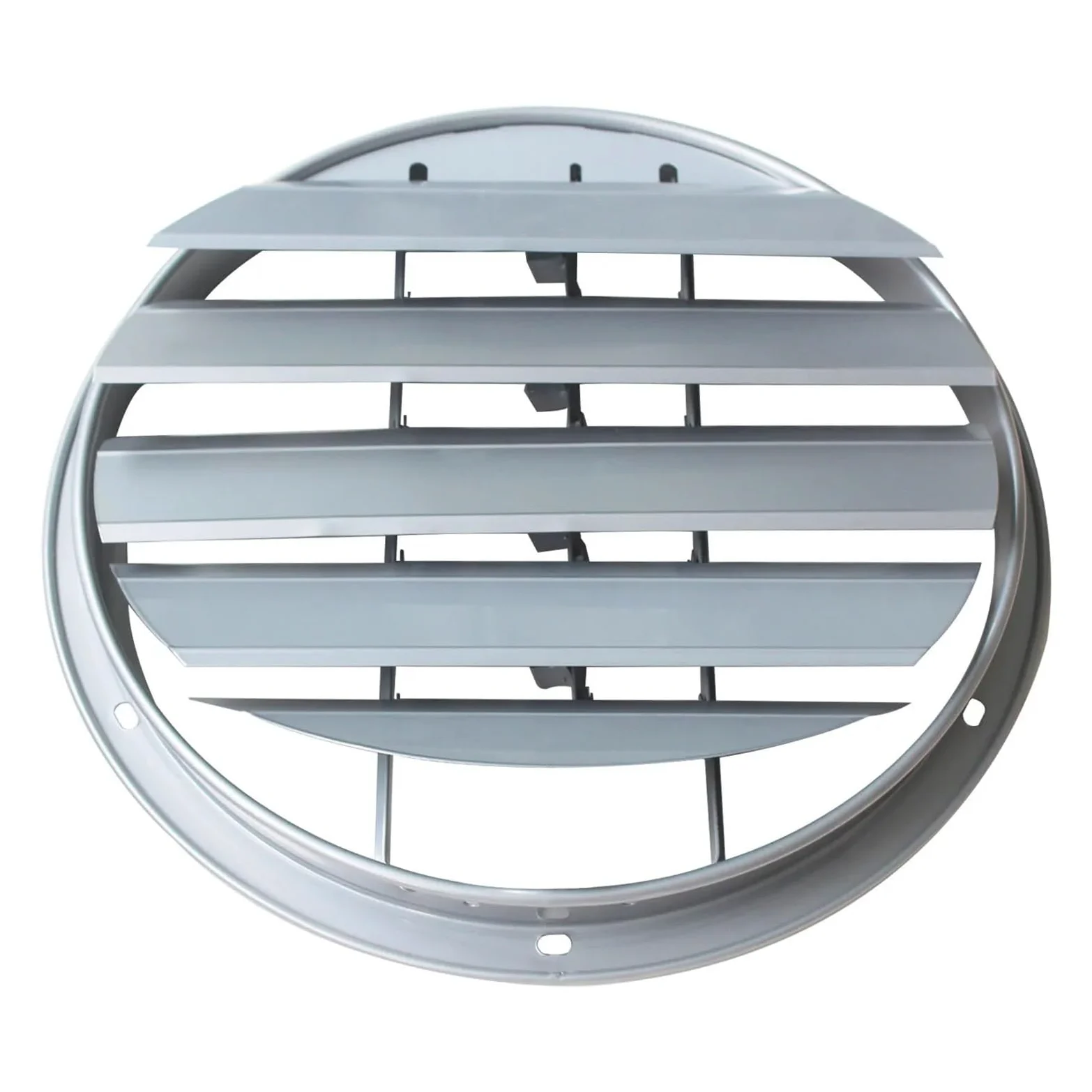 Okrągła osłona wylotu powietrza, okrągły grill odpowietrzający, wentylator wyciągowy, ruchome zamknięcie do domu (35 cm)
