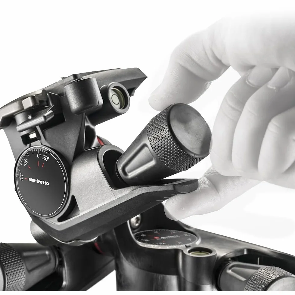 Manfrotto XPRO 3-Wege-Neiger Stativkopf 3-Achsen-Bewegung Kamera für Fotografie Video-Blogs