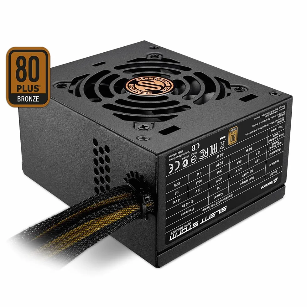 SHARKOON SilentStorm SFX Brąz 450W 8 cm 80 PLUS Brąz