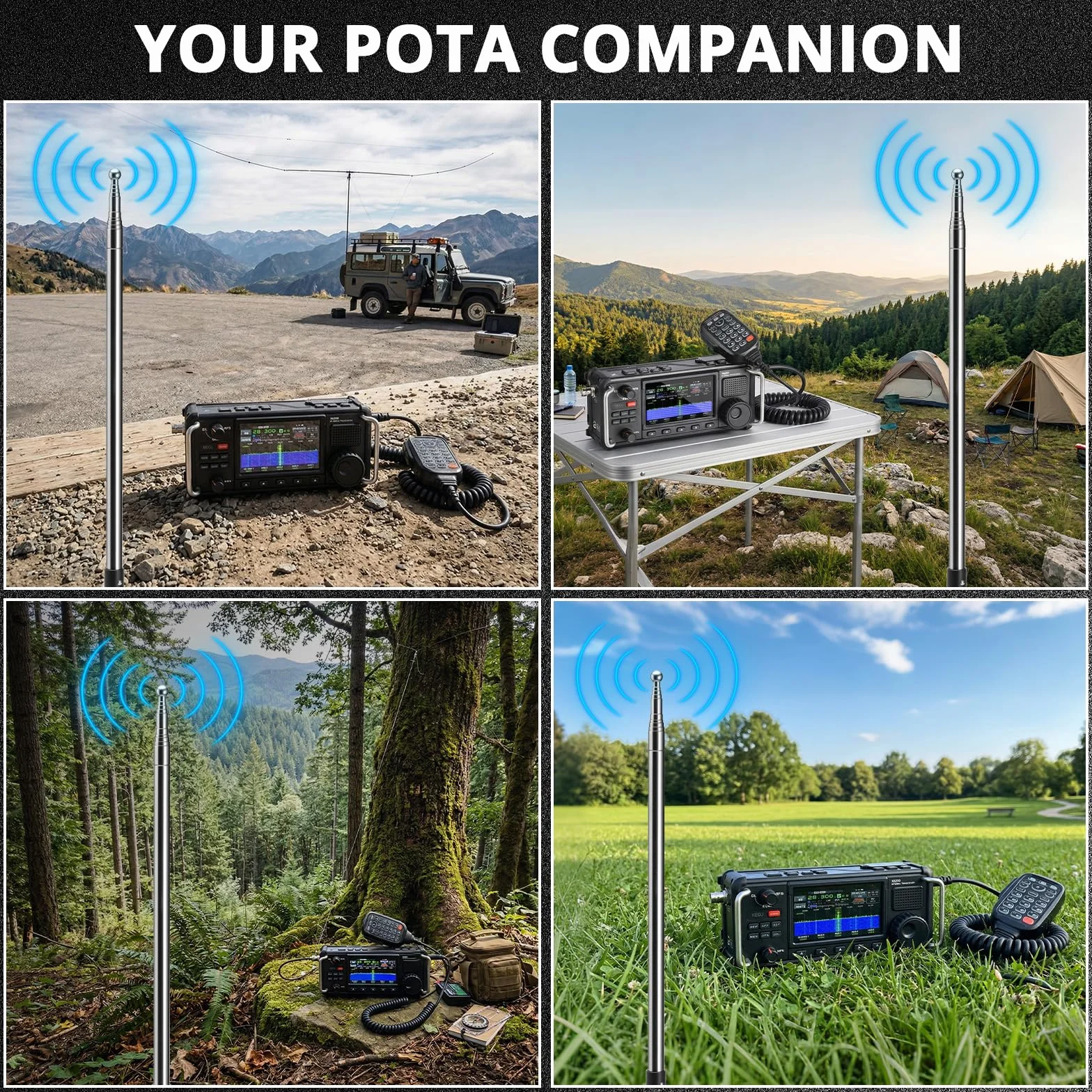 Radioddity HF-010 przenośna antena RF