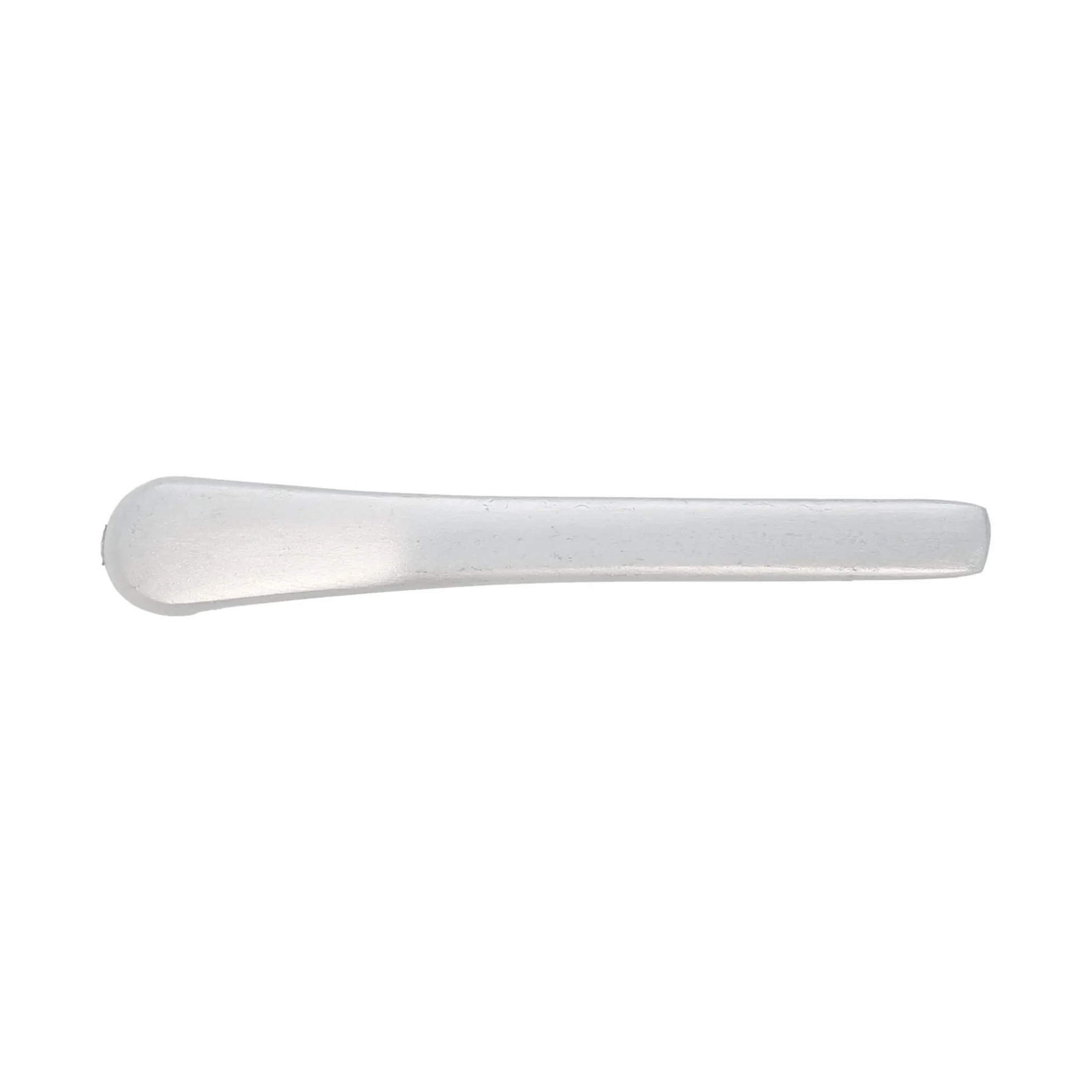 Amig - Zestaw srebrnych klamek aluminiowych bez płytki idealny do drzwi wejściowych i wejściowych - 130 x 61 mm · Maksymalna grubość drzwi 65 mm | Funkcjonalna, dekoracyjna i nowoczesna rączka z korbą