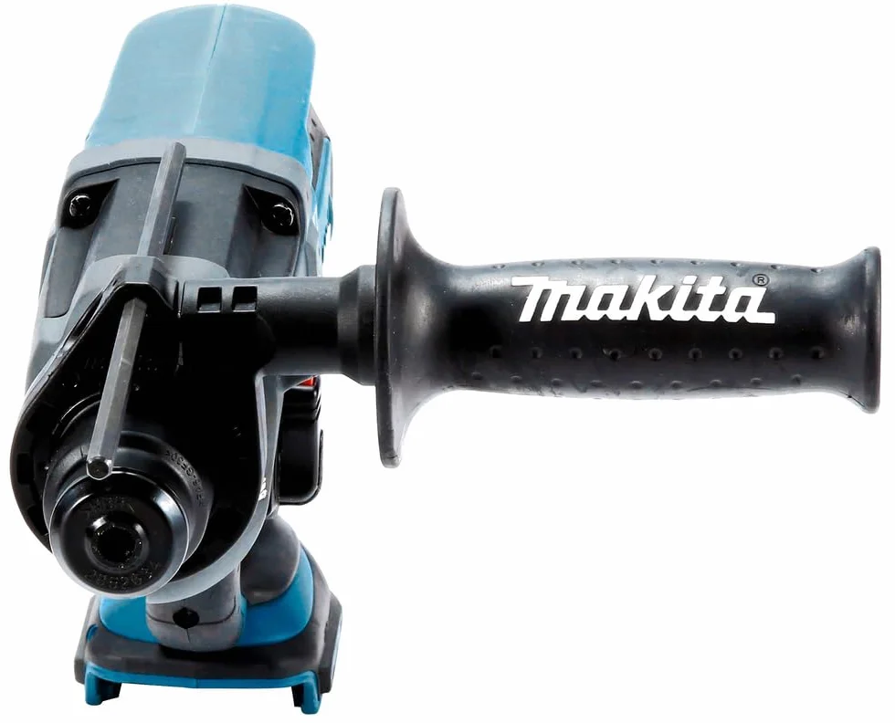 Makita Akumulatorowy młot kombi do SDS+ 18,0 V w MAKPAC bez akumulatora 1,5 Ah, bez ładowarki, DHR202ZJ, niebieski, srebrny