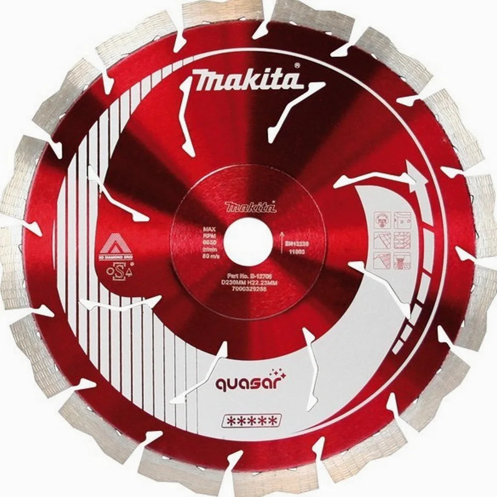 Makita tarcza diamentowa 115 x 22,23 mm Quasar, B-12681